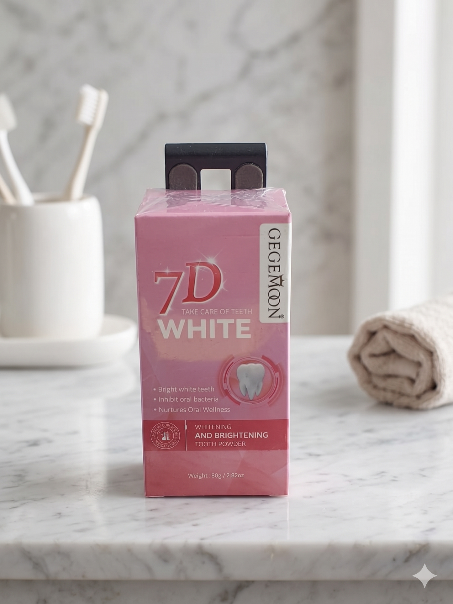 GEGEMOON 7D Whitening and Brightening Tooth Powder – 80g 🦷✨