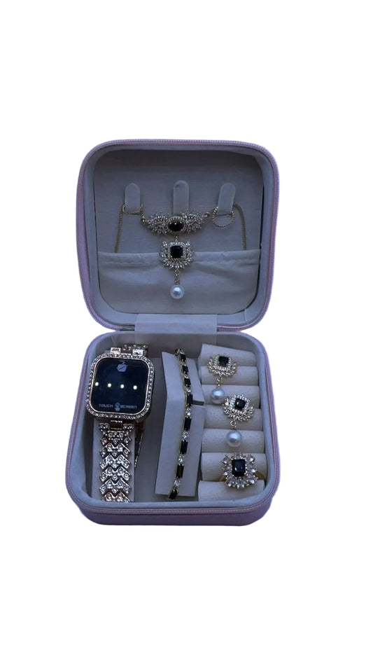 💎 5 Pc Jewelry Box Set – Complete Elegant Collection