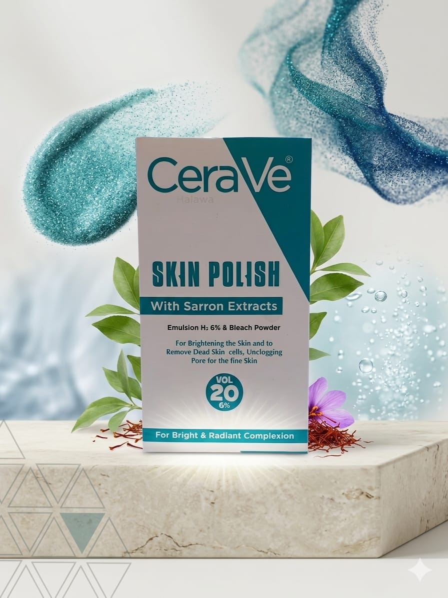 CeraVe Halawa Skin Polish with Saffron Extracts – Vol 20 (6%)