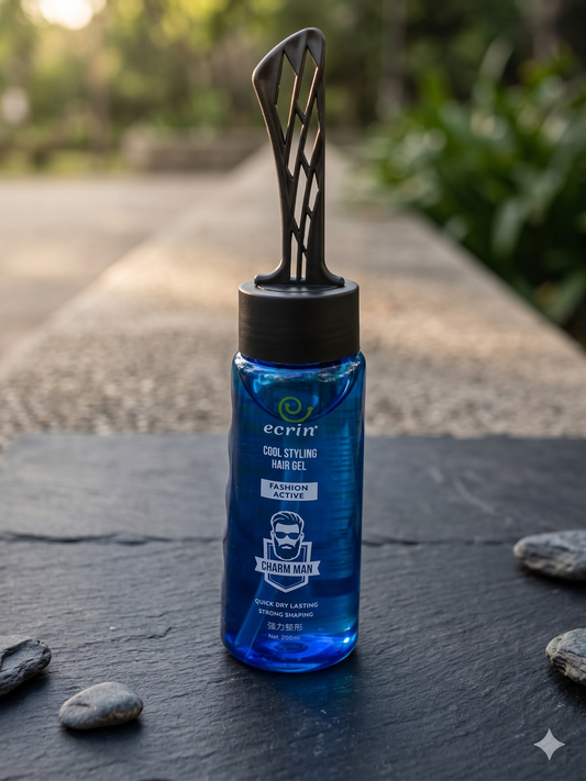 Charm Man Cool Styling Hair Gel – Fashion Active Strong Hold ⚡️🧴