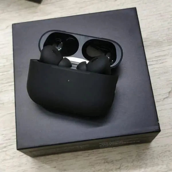 🎧 Black AirPods – Air Pro 2 | Long-Lasting Battery &amp; Fast Charging