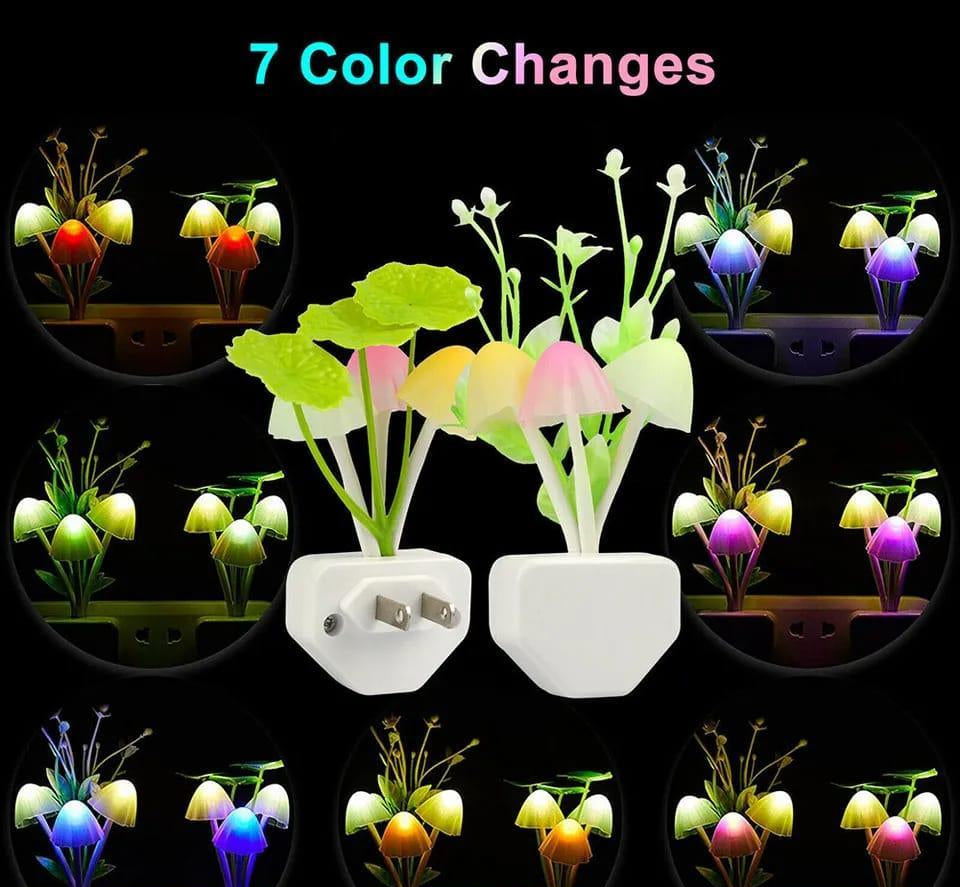 Mushroom Night Light Plug-in Sensor Lamp - PREMIUM